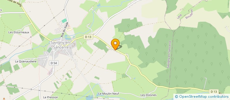 localisation de l'entreprise MONSIEUR MILO SERVOZ  SAVIGNY-EN-SANCERRE