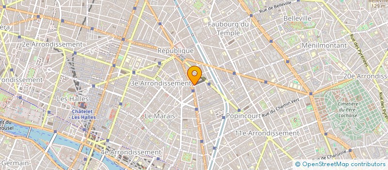 localisation de l'entreprise MONSIEUR MILOJE VEZURIC à PARIS