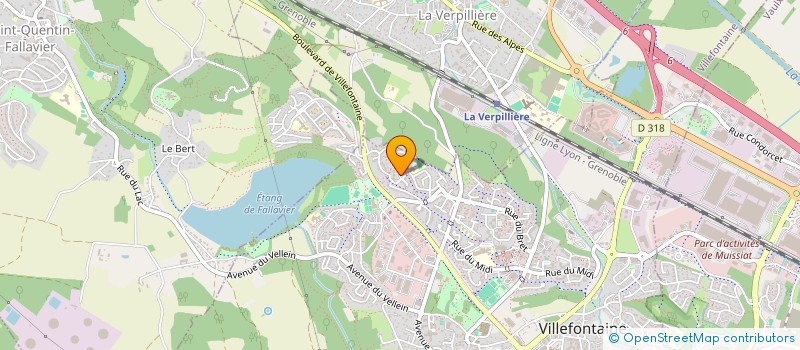 localisation de l'entreprise MONSIEUR MILOMI FUDHI  VILLEFONTAINE