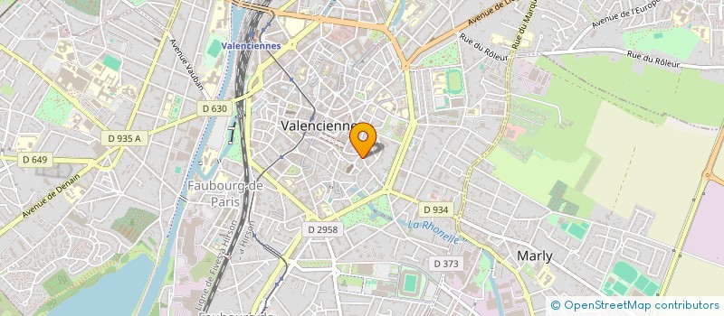 localisation de l'entreprise MONSIEUR MILORAD MLADENOVIC  VALENCIENNES