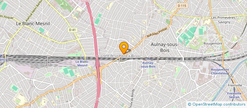 localisation de l'entreprise MONSIEUR MILOS NIKOLIC  AULNAY-SOUS-BOIS