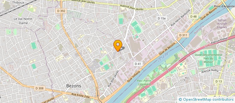 localisation de l'entreprise MONSIEUR MILOS PAUNOVIC à BEZONS