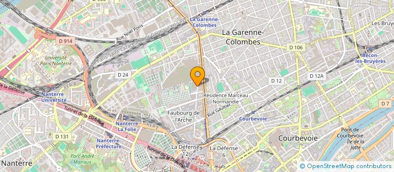localisation de l'entreprise MONSIEUR MILOS SIMIC  COURBEVOIE