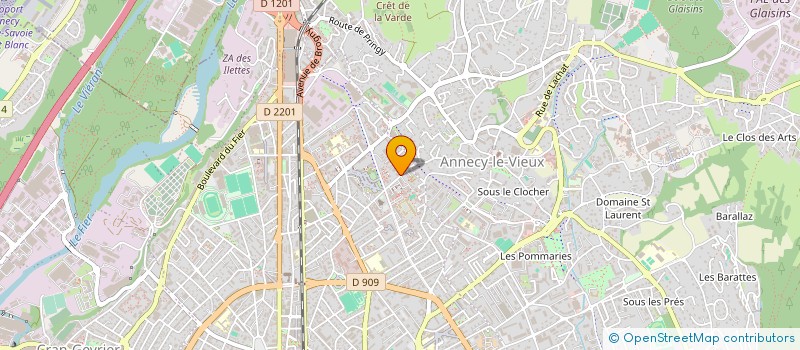 localisation de l'entreprise MONSIEUR MILOT LIMANI  ANNECY