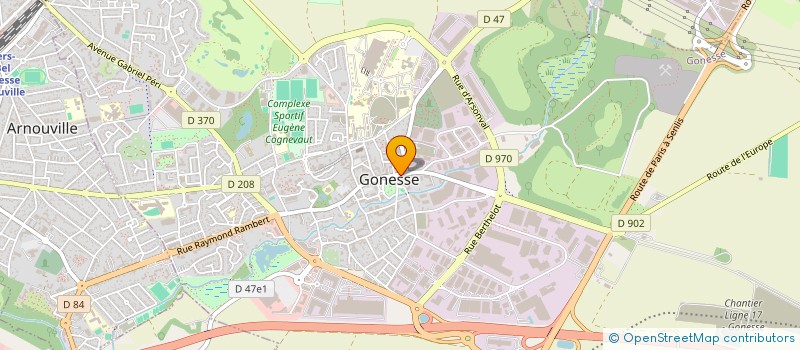 localisation de l'entreprise MONSIEUR MILOT PETIT à GONESSE