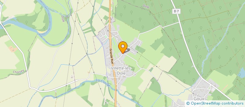 localisation de l'entreprise MONSIEUR MILOT UKAJ  VILLETTE-LES-DOLE