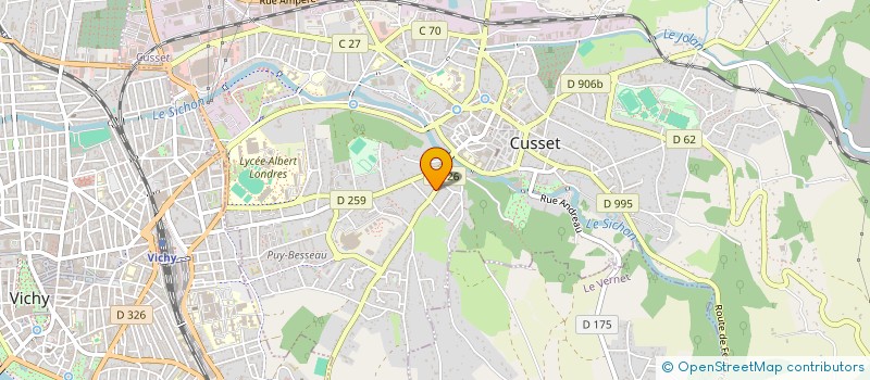 localisation de l'entreprise MONSIEUR MILOU KADI à CUSSET