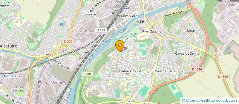 localisation de l'entreprise MONSIEUR MILOUD AIT EL MAATI  CREIL