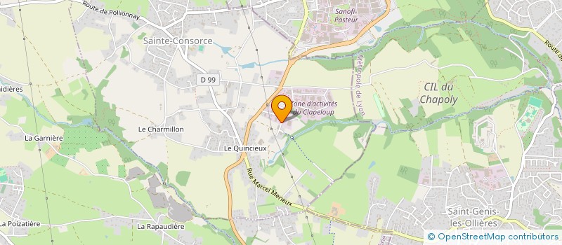 localisation de l'entreprise MONSIEUR MILOUD ALOUCHE  SAINTE-CONSORCE