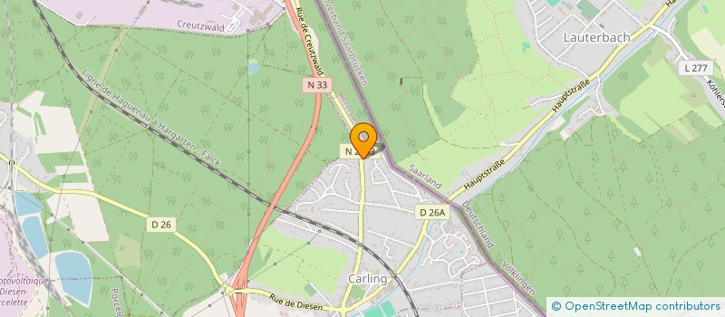 localisation de l'entreprise MONSIEUR MILOUD AZEZ  SAINT-AVOLD