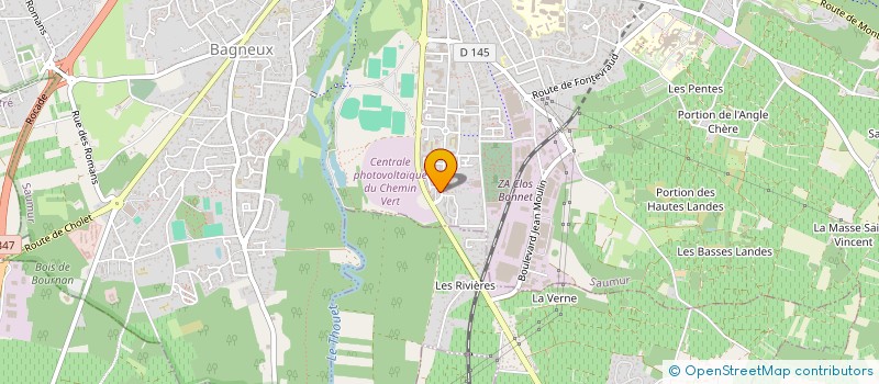 localisation de l'entreprise MONSIEUR MILOUD BATOUCHE  SAUMUR