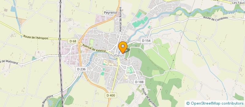 localisation de l'entreprise MONSIEUR MILOUD BELBEDJ à CHABEUIL