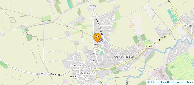 localisation de l'entreprise MONSIEUR MILOUD BELDJENNA  AUSSONNE