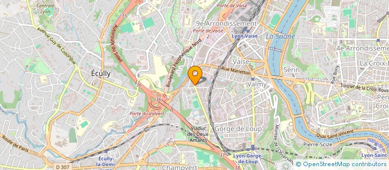 localisation de l'entreprise MONSIEUR MILOUD BELHADJ DJILALI MAGROUA  LYON