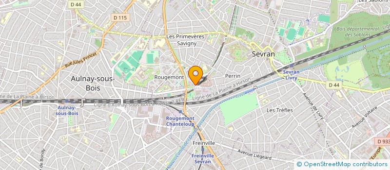 localisation de l'entreprise MONSIEUR MILOUD BELLAL à SEVRAN