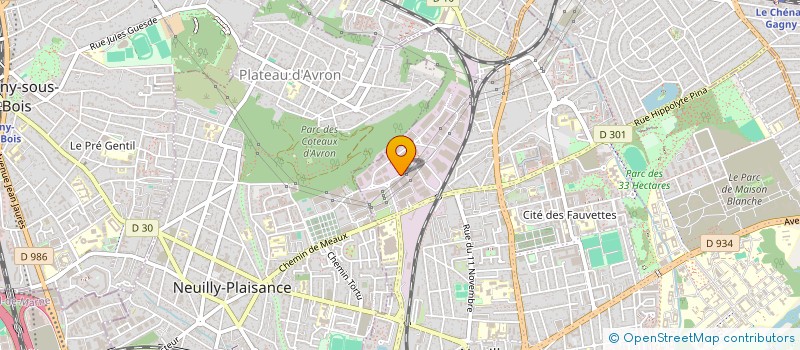 localisation de l'entreprise MONSIEUR MILOUD BENAISSA à NEUILLY-SUR-MARNE