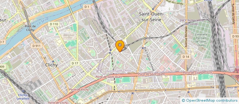 localisation de l'entreprise MONSIEUR MILOUD BENYOUSSA à SAINT-OUEN-SUR-SEINE