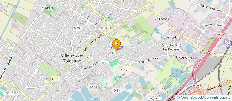 localisation de l'entreprise MONSIEUR MILOUD BESSADRA à VILLENEUVE-TOLOSANE