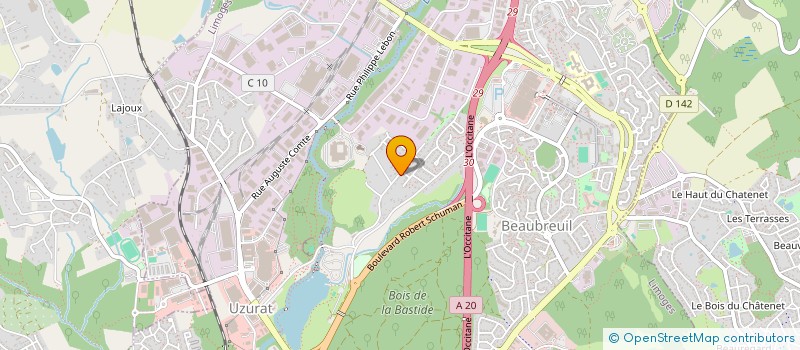 localisation de l'entreprise MONSIEUR MILOUD BOULABBAS à LIMOGES