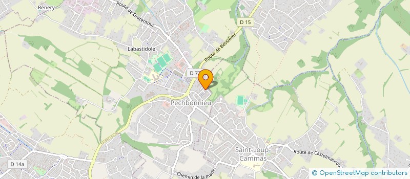 localisation de l'entreprise MONSIEUR MILOUD BOUZIANI  PECHBONNIEU