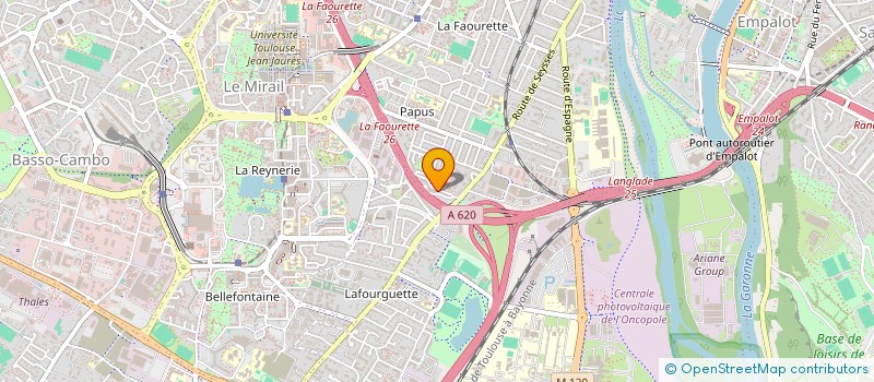 localisation de l'entreprise MONSIEUR MILOUD CHABANE à TOULOUSE