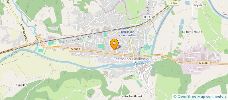 localisation de l'entreprise MONSIEUR MILOUD CHACHOU  TERRASSON-LAVILLEDIEU