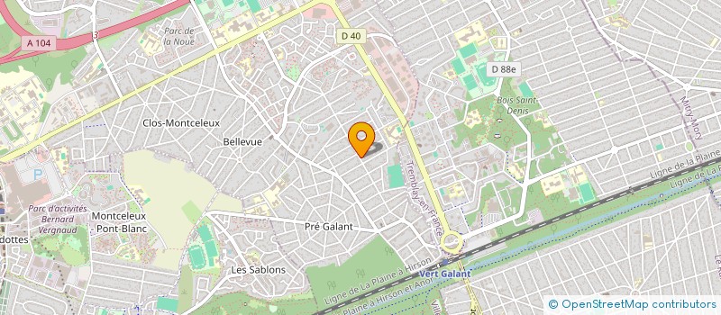 localisation de l'entreprise MONSIEUR MILOUD CHALABI à VILLEPINTE