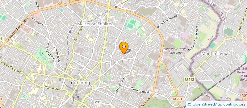 localisation de l'entreprise MONSIEUR MILOUD CHERIF  TOURCOING