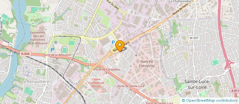 localisation de l'entreprise MONSIEUR MILOUD DAHMANI à NANTES