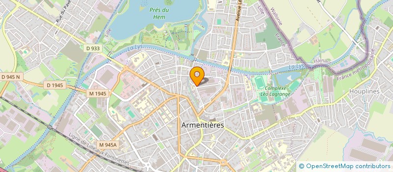 localisation de l'entreprise MONSIEUR MILOUD EL KOUKHO  ARMENTIERES