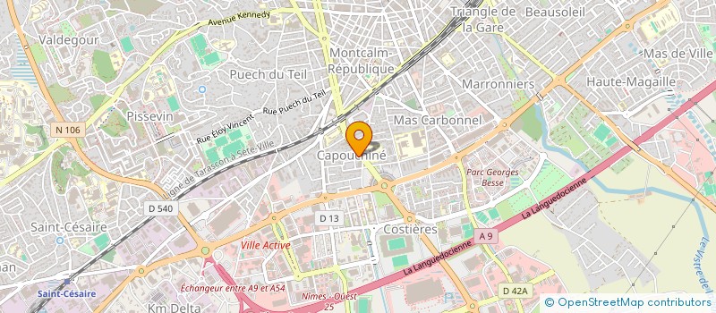 localisation de l'entreprise MONSIEUR MILOUD EL MARRAHI à MONTPELLIER