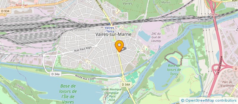 localisation de l'entreprise MONSIEUR MILOUD EL MERYNY  VAIRES-SUR-MARNE