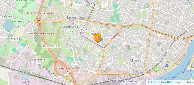 localisation de l'entreprise MONSIEUR MILOUD ELEZAAR à NANTES