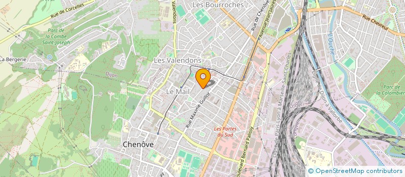 localisation de l'entreprise MONSIEUR MILOUD ELMORABET  CHENOVE