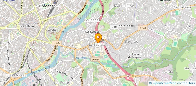 localisation de l'entreprise MONSIEUR MILOUD FELLAH à LIMOGES