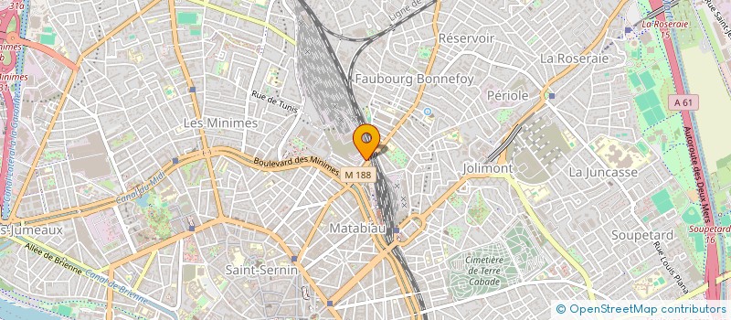 localisation de l'entreprise MONSIEUR MILOUD GUENOUNA à TOULOUSE
