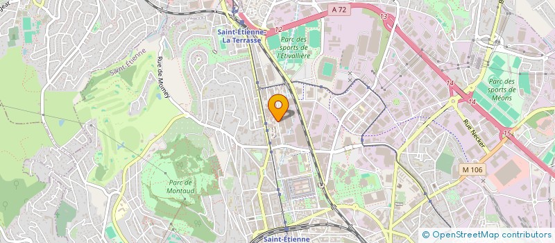 localisation de l'entreprise MONSIEUR MILOUD HEDDOUCHE  SAINT-ETIENNE