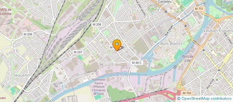 localisation de l'entreprise MONSIEUR MILOUD KADA à LILLE