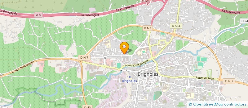 localisation de l'entreprise MONSIEUR MILOUD KADDOURI à BRIGNOLES