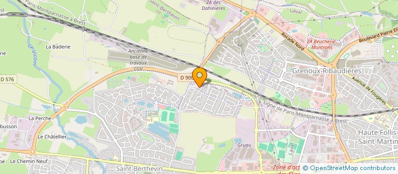 localisation de l'entreprise MONSIEUR MILOUD KEBIR  SAINT-BERTHEVIN