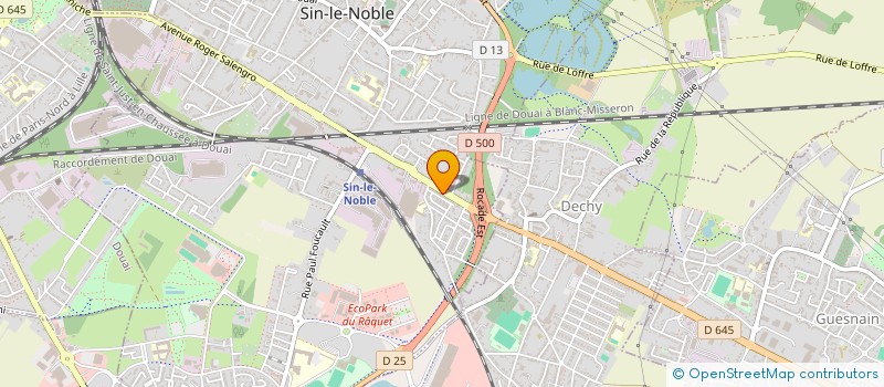 localisation de l'entreprise MONSIEUR MILOUD KECHOUICH  SIN LE NOBLE