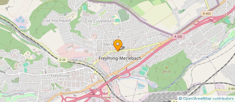 localisation de l'entreprise MONSIEUR MILOUD KOUAIDIA  FREYMING-MERLEBACH