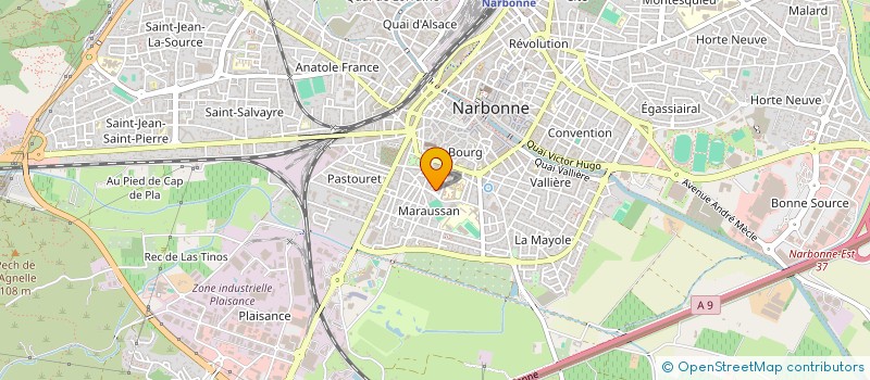 localisation de l'entreprise MONSIEUR MILOUD KOUCHA  NARBONNE