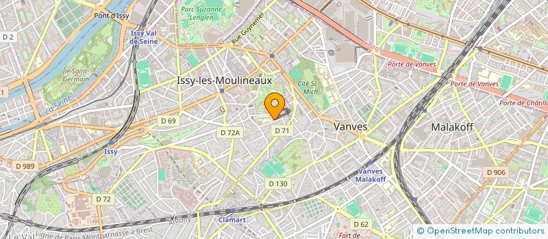 localisation de l'entreprise MONSIEUR MILOUD MAHRACHE à ISSY-LES-MOULINEAUX