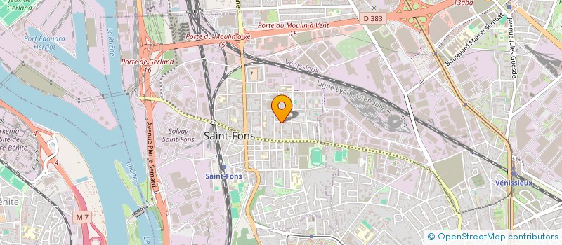 localisation de l'entreprise MONSIEUR MILOUD MEHIDA  SAINT-FONS