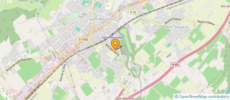 localisation de l'entreprise MONSIEUR MILOUD MELLAS  SAINT-MARCELLIN