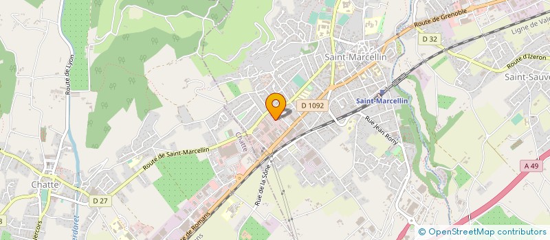 localisation de l'entreprise MONSIEUR MILOUD MILOUDI  SAINT-MARCELLIN