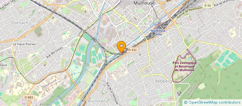 localisation de l'entreprise MONSIEUR MILOUD MOKADDEM  MULHOUSE