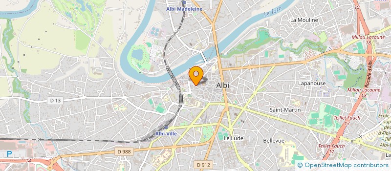 localisation de l'entreprise MONSIEUR MILOUD MOUDJEB à ALBI