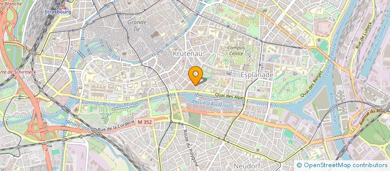 localisation de l'entreprise MONSIEUR MILOUD SERRAT  STRASBOURG